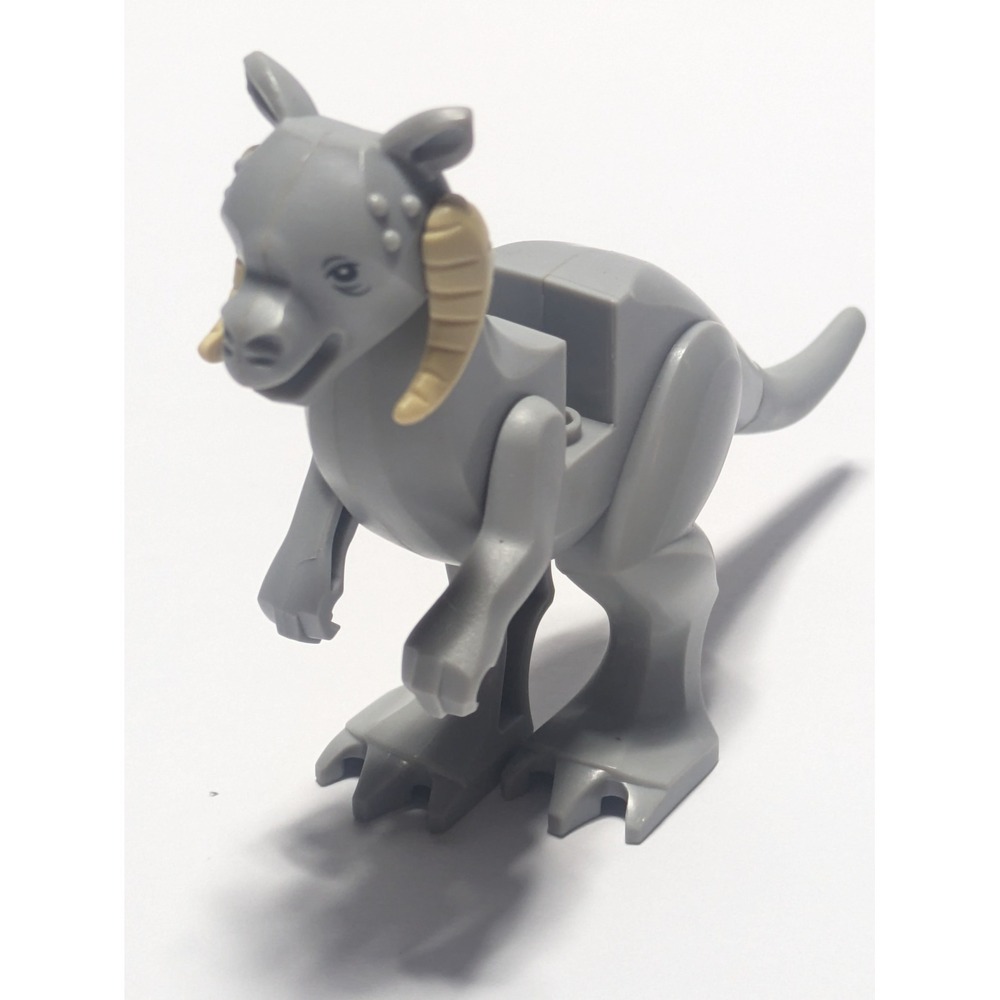 LEGO Star Wars Tauntaun Rigid Tail Gray Figure With Horns No Saddle